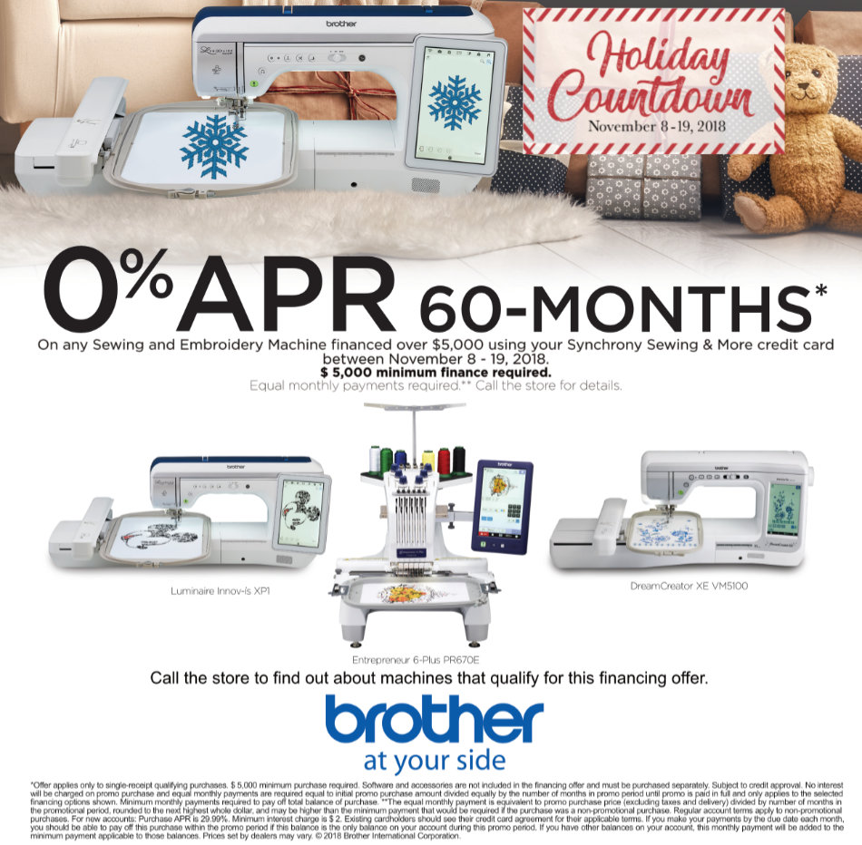 Special Financing available now. Call the store for details.