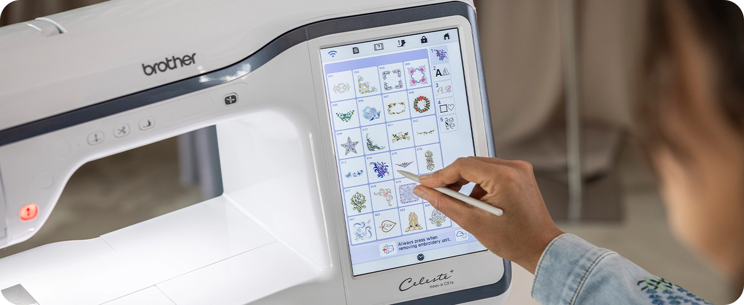 Brother Celeste Innovis CX1E Sewing and Embroidery Machine - FREE