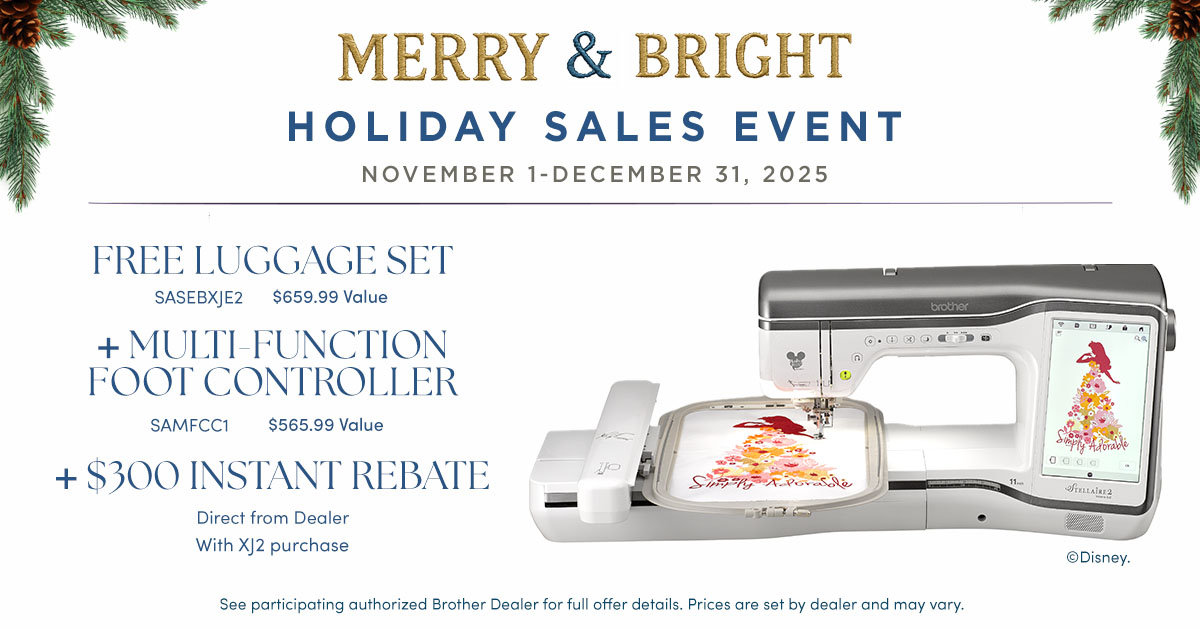 Brother Stellaire Innov-is XJ2 - FREE Shipping over $49.99