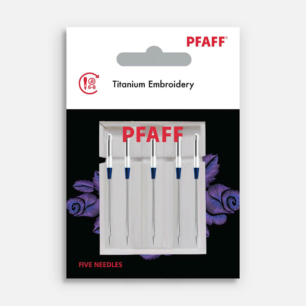PFAFF Titanium Embroidery Needles 5 Pack (Choose Size) 1000's of