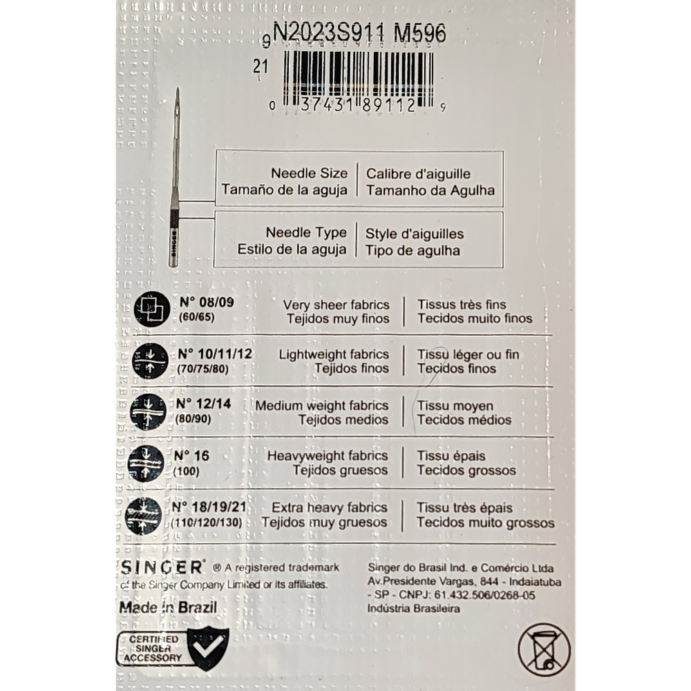 Singer Microtex Needles 1000's of Parts Pocono Sew & Vac