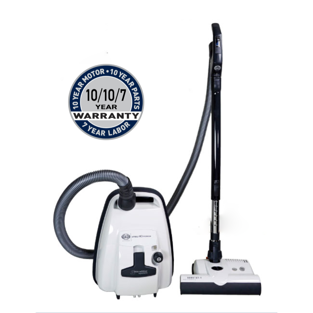Sebo Canister Airbelt K3 Premium White 90693AM FREE Shipping over