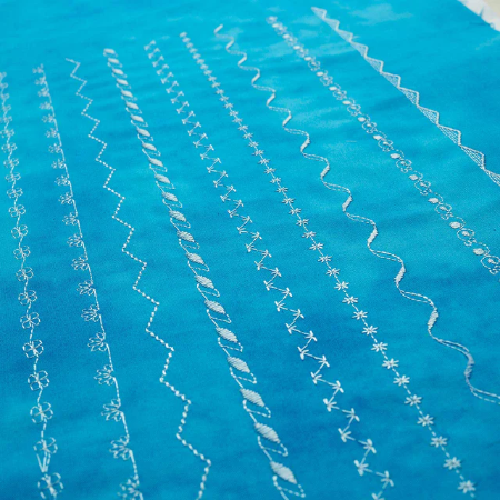 High Quality Stitches, Up To 7 mm In Width, For Every Technique